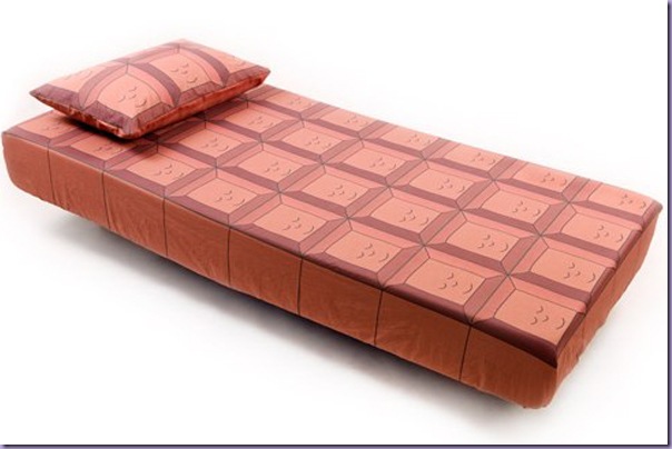 Lençol-Fronha-Tablete-Barra-Chocolate-Cama