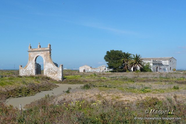 Salina Dolores y molino de marea de La Roqueta