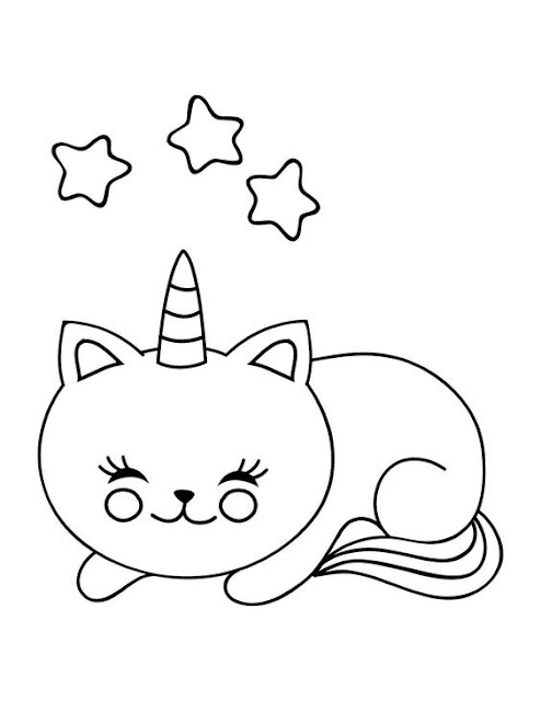 15 free printable coloring cat picture for kids