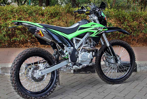  Info Modifikasi Kawasaki KLX  150 Dengan Aksesoris 