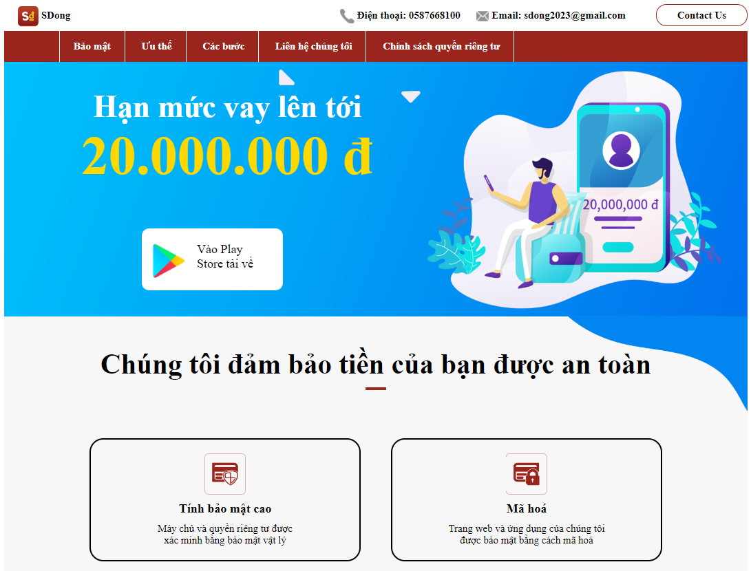 App Sdong apk  cho vay Nhanh