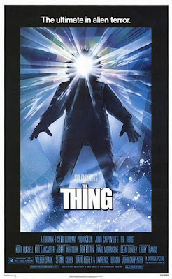 Film poster for The Thing directed by John Carpenter