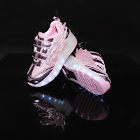 Pink metallic + Angel wings + LED = the trendiest Sugar Kids “ALL LIT UP” shoe