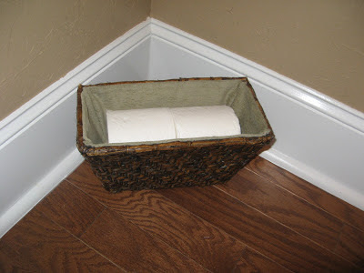 Bathroom Powder Room TP Storage