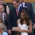 William and Kate enjoying some tennis at Wimbledon today