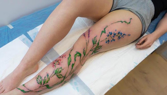 25 + Inspiring Watercolor Tattoos Designs Which Are Added The Beautyness 