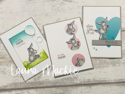 Stampin up darling donkeys