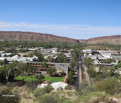 Alice Springs, clouds on the horizon