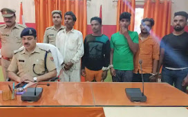 जौनपुर : दोहरे हत्या कांड में पांच अभियुक्त गिरफ्तार 