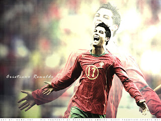 euro 2012 wallpaper player : christiano Ronaldo