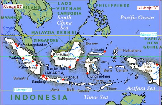 PETA ASTRONOMIS INDONESIA - Pustaka Now (Sarupaning)