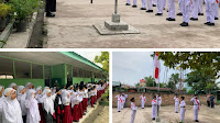 Jadi Pembina Upacara Bendera, Ini Pesan Kapolsek Kota Kisaran