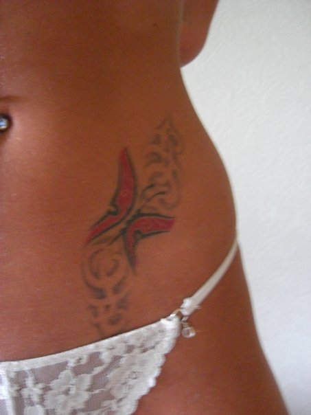hip tattoos for girls