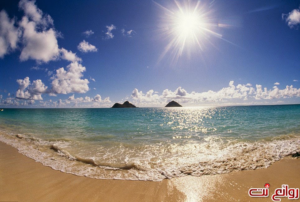 شاطئ Lanikai في كيلوا هاواي. شاطئ Lanikai في كيلوا هاواي.