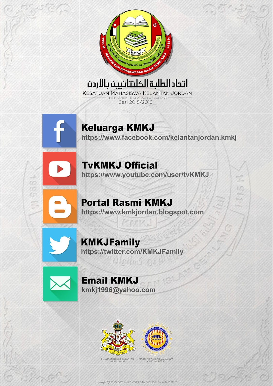Portal Rasmi Kesatuan Mahasiswa Kelantan Jordan KMKJ 