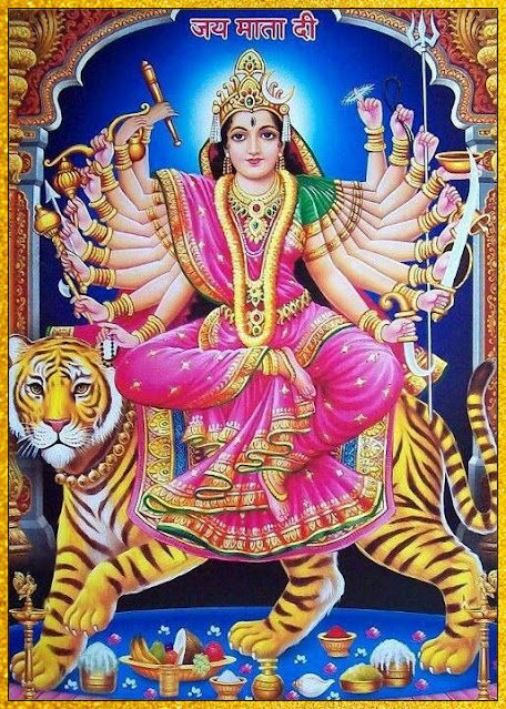 beautiful durga face