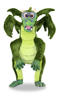 Professional dragon latex puppet