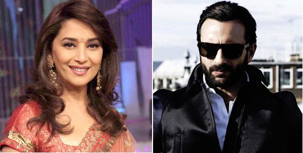 Madhuri Dixit oo Saif Ali Khan ka dalbatay in uu la soo jilo Filim jacayl ah oo ay soo wado