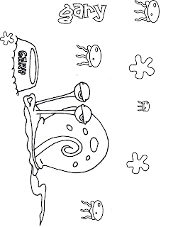 gary coloring pages for kids to print