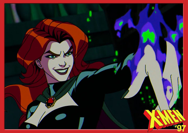 Madelyne provando que os poderes psíquicos de Jean Grey vão além da Fênix