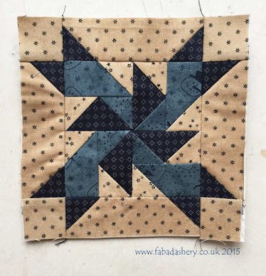 Miniature Block of the Month October 2015 - The Quilt Room