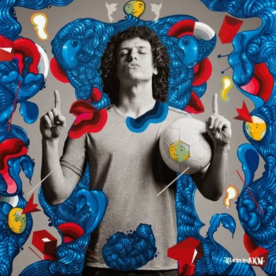 El Arte del Fútbol Pepsi por Ricardo AKN y Danny Clinch con David Luiz