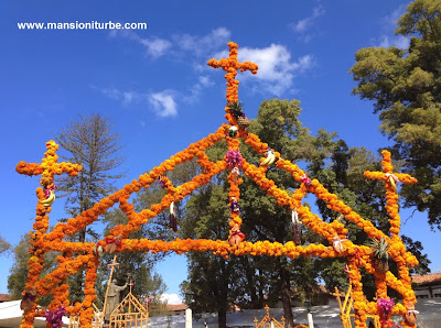 Ofrenda for Day of the Dead in Patzcuaro Mexico