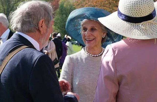 The  Duke and Duchess of Edinburgh, the Duke and Duchess of Gloucester. The Duchess wore a pink outfit by Suzannah