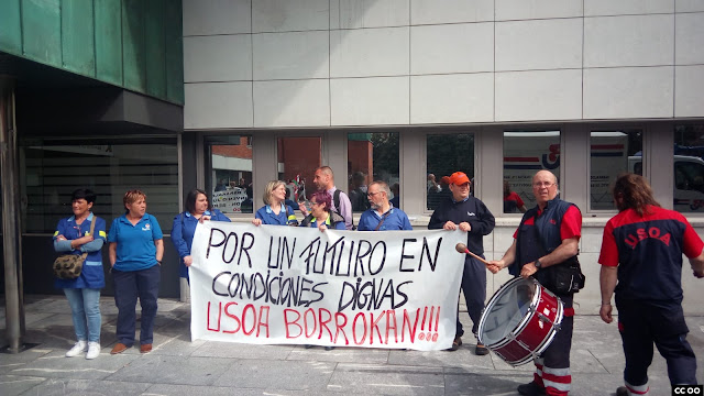 Protesta del Taller Usoa