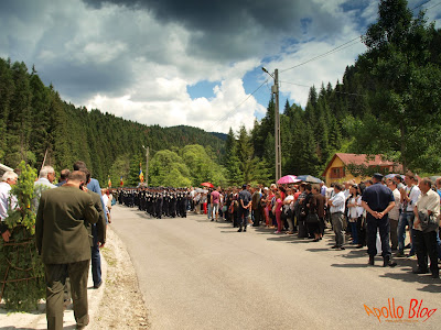 Depuneri de coroane la Toplita Secu