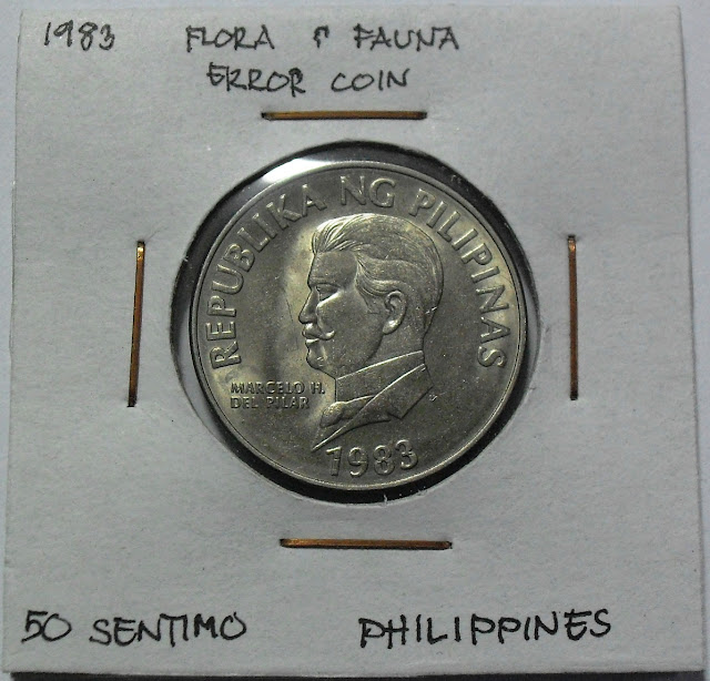 50 Centavo Coin Error - Philippines