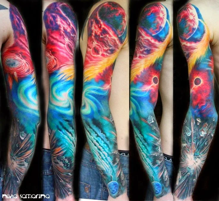 tatuajes del espacio