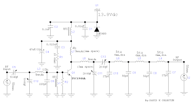 Rangkaian Penguat Antena VHF 30 Watt