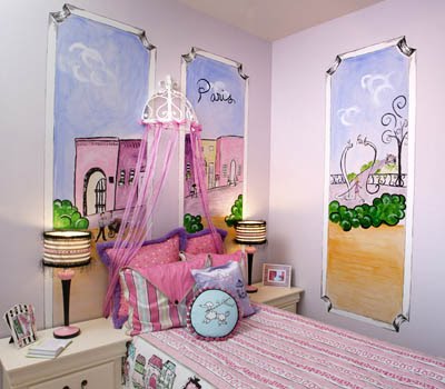 itmom: Parisian Themed Little Girls Bedrooms