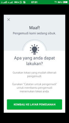 Gagal Naik Grab dan Gocar