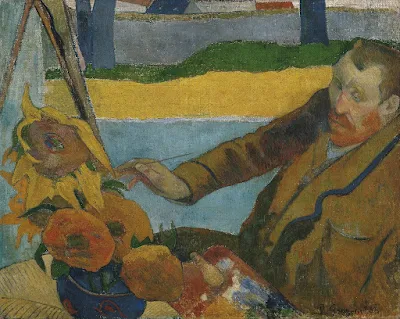 Paul Gauguin, The Painter of Sunflowers Portrait of Vincent van Gogh, 1888. Van Gogh Museum, Amsterdam painting Vincent van Gogh