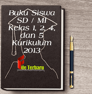 Download Buku Siswa SD / MI Kelas 1, 2, 4, dan 5 Kurikulum 2013