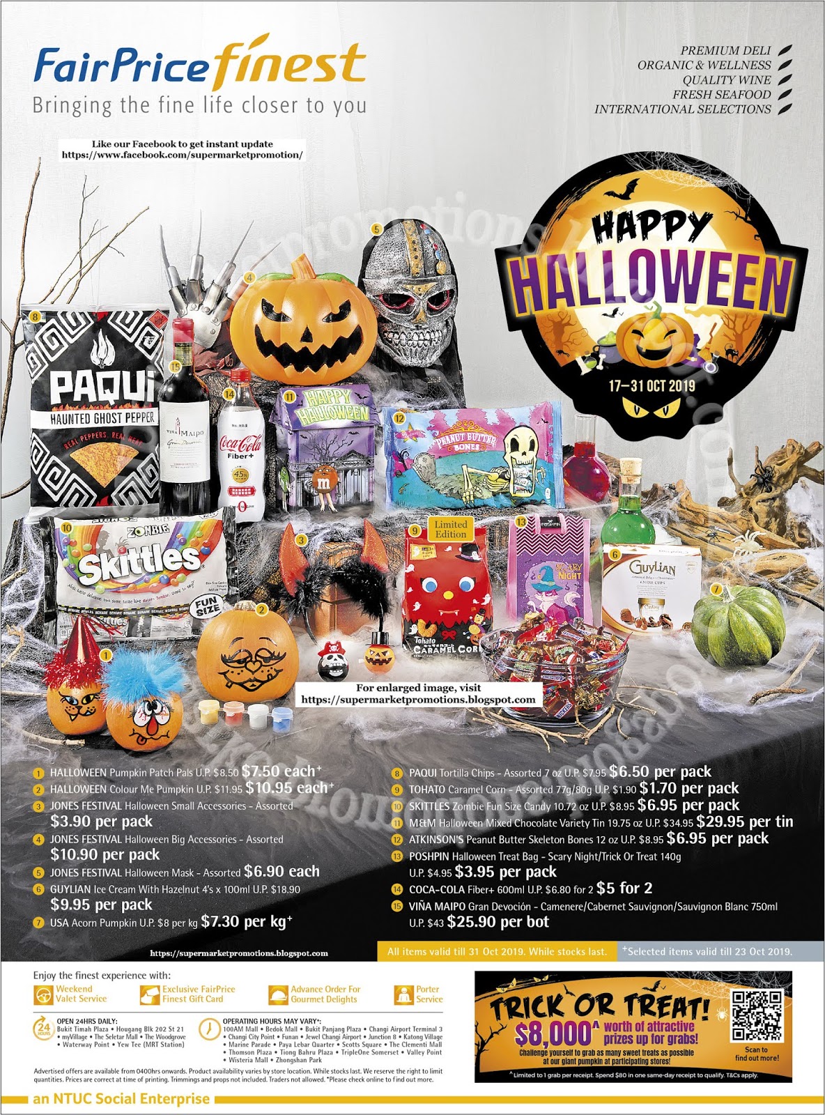 NTUC FairPrice Finest Halloween Promotion 17 - 31 October ...