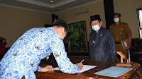 Wabup Tubaba Fauzi Hasan Lantik Pejabat Administrasi