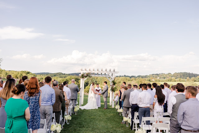 Summer Wedding at Dulany's Overlook photographed by Heather Ryan Photography