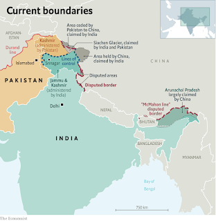 Line of actual control - India-China - Galwan Valley violence