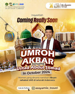 Umroh Akbar bersama Ustadz Abdul Somad