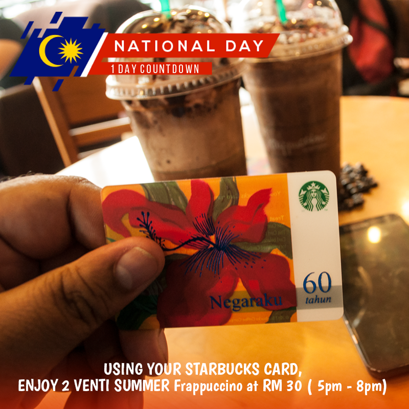 2 Venti Starbucks Summer Frappuccino RM30 Pay Using ...