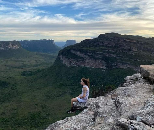 A imagem mostra o visual do alto do Pai Inácio (Foto: Divulgação/Instagram)