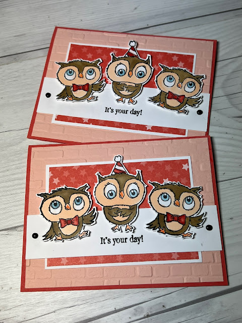 Adorable Owls Birthday Card  a Free Sale-A-Bration selection with a $50 USD order