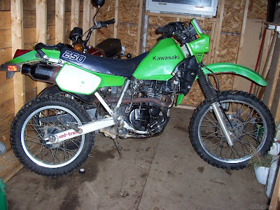 lime green klr 250 1985