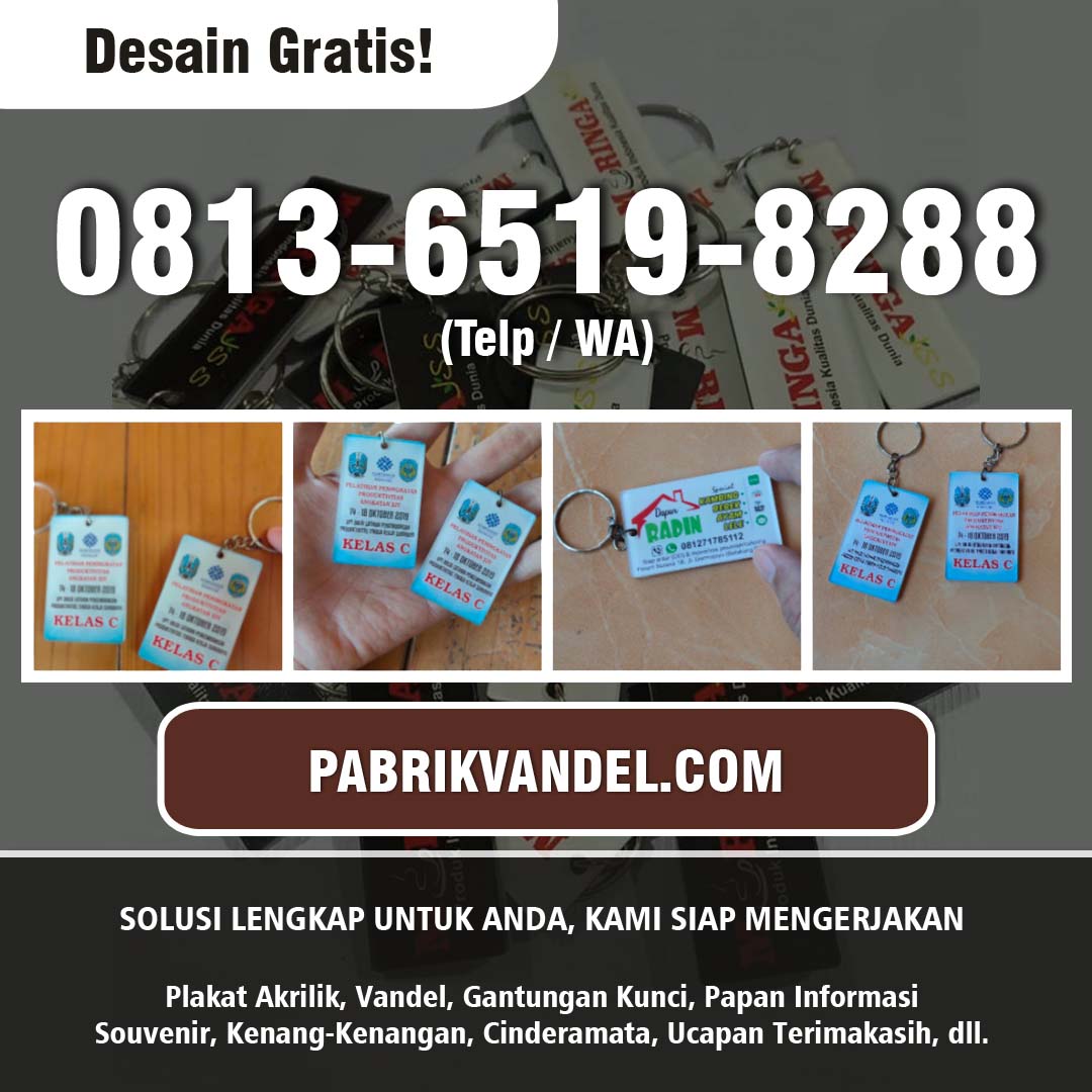 Desain Plakat Akrilik