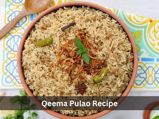 how to make qeema pulao recipe