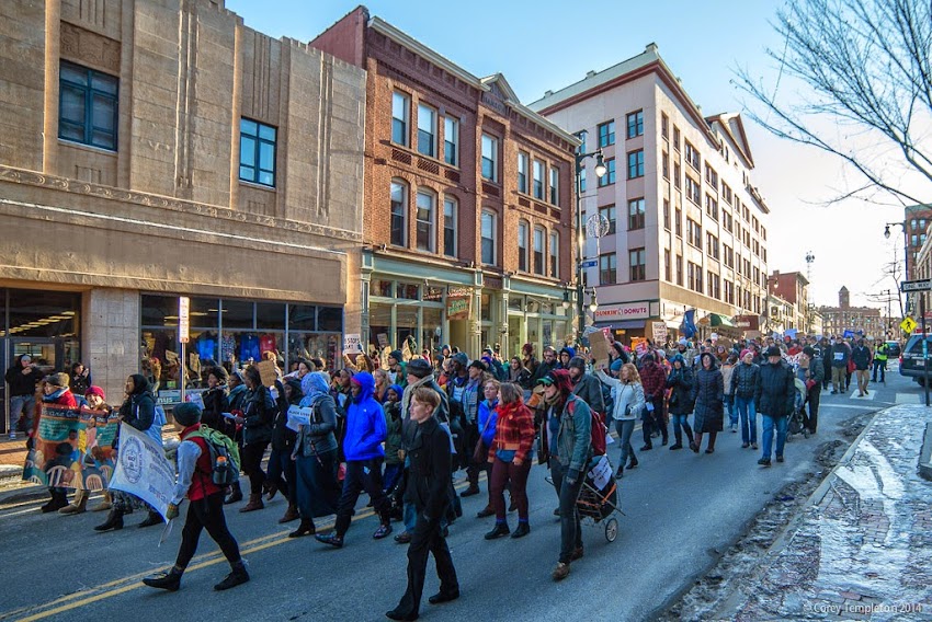 March to End Violence: Solidarity for Racial Justice in Portland, Maine USA December 7, 2014 photo by Corey Templeton