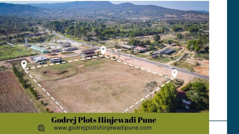 A picture showing Godrej Group's plot in Hinjewadi, Pune.